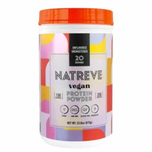 Natreve Vegan Protein Powder Unflavored_Unsweetened