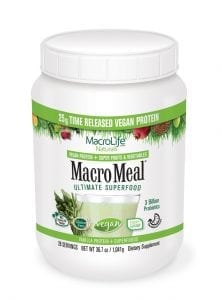 MacroMeal Vegan Vanilla 28 serving