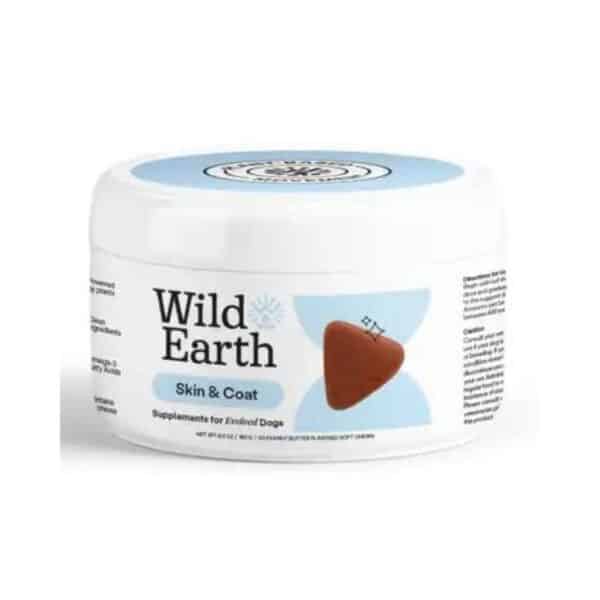 Wild Earth Skin & Coat supplements for dogs