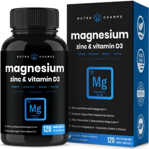 NutraChamps Magnesium, Zinc & Vitamin D3
