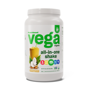 Vega One Organic All-in-One Shake - Plant-Based Coconut Almond 17 - 20 Serving Tub