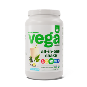 Vega One Organic All-in-One Shake - Plant-Based French Vanilla 17 - 20 Serving Tub
