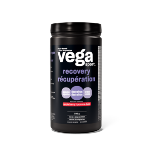 Vega Sport Recovery - Plant-Based Workout Recovery Apple Berry 20 Serving Tub