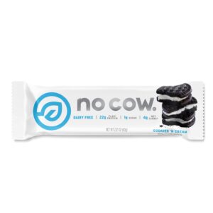 No Cow Cookies 'N Cream Protein Bar