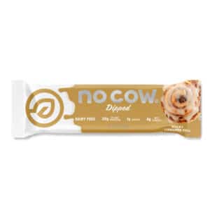 No Cow Dipped Sticky Cinnamon Roll Bar