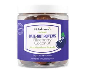 Dr. Fuhrman Organic Date-Nut Pop'ems - Blueberry Coconut