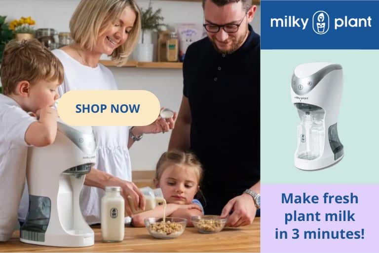 Click here to get your own Milky Plant, and find out how to make fresh, healthy plant milk in under 5 minutes!