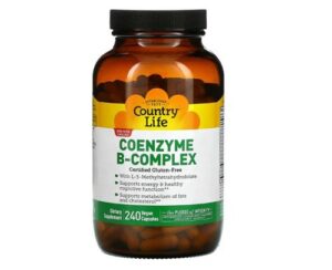 Country Life Coenzyme B-Complex 240 Vegan Capsules