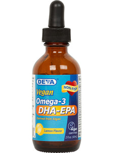Deva Nutrition - Vegan Liquid DHA-EPA lemon 2 oz