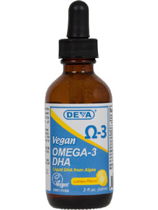 Deva Nutrition - Vegan Liquid DHA - Lemon 2 fl oz