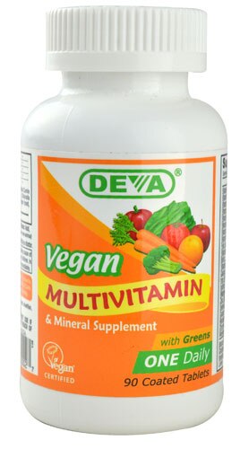 Deva Vegan Multivitamin & Mineral Supplement 90 Coated Tablets