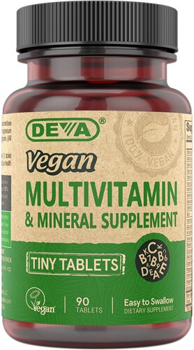 Deva Vegan Multivitamin & Mineral Tiny Tablets 90 Tablets