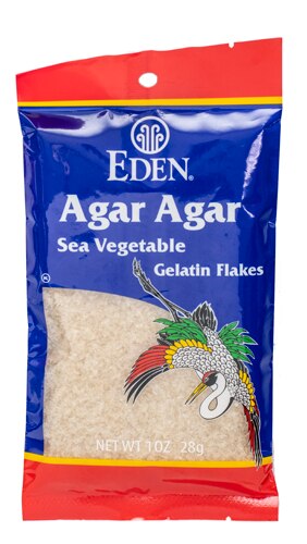 Eden Foods Agar Agar Sea Vegetable Gelatin Flakes 1 oz