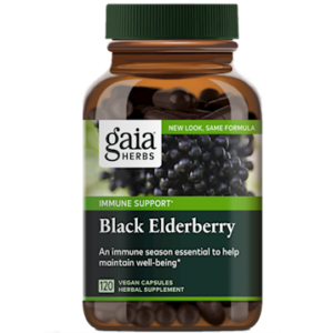 Gaia Herbs - Black Elderberry 120 vegan caps