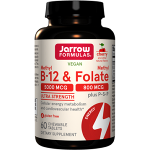 Jarrow Formulas - Methyl B-12 Methyl Folate Cherry 60 tabs