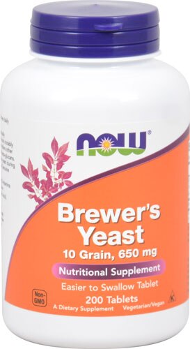 NOW Brewer's Yeast 650 mg - 200 Tablets