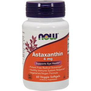 Now - Astaxanthin 4 mg 60 veggie softgels