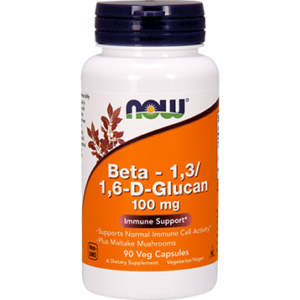 Now - Beta-1,3/1,6 -D-Glucan 100 mg 90 vcaps