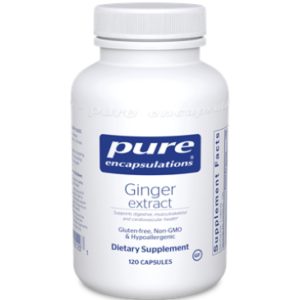 Pure Encapsulations - Ginger extract (Zingiber offc) 120 vcaps