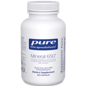 Pure Encapsulations - Mineral 650 180 vcaps