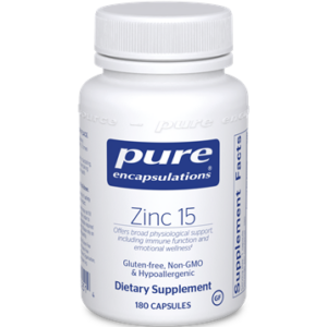 Pure Encapsulations - Zinc 15 180 vcaps
