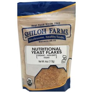Shiloh Farms Organic Nutritional Yeast Flakes 4 oz