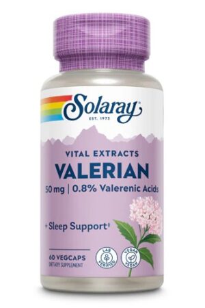 Solaray Valerian Root Extract 50 mg - 60 VegCaps
