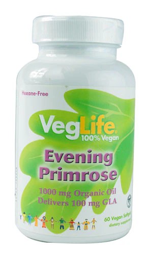 VegLife Evening Primrose Oil 1000 mg - 60 Vegan Softgel