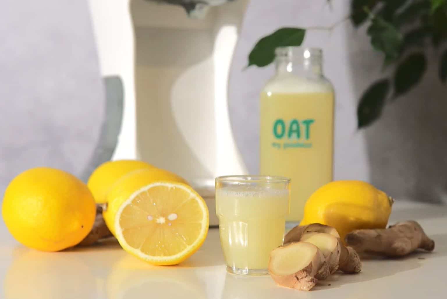 SugarFree Ginger & Lemon Immune Booster Shot Recipe