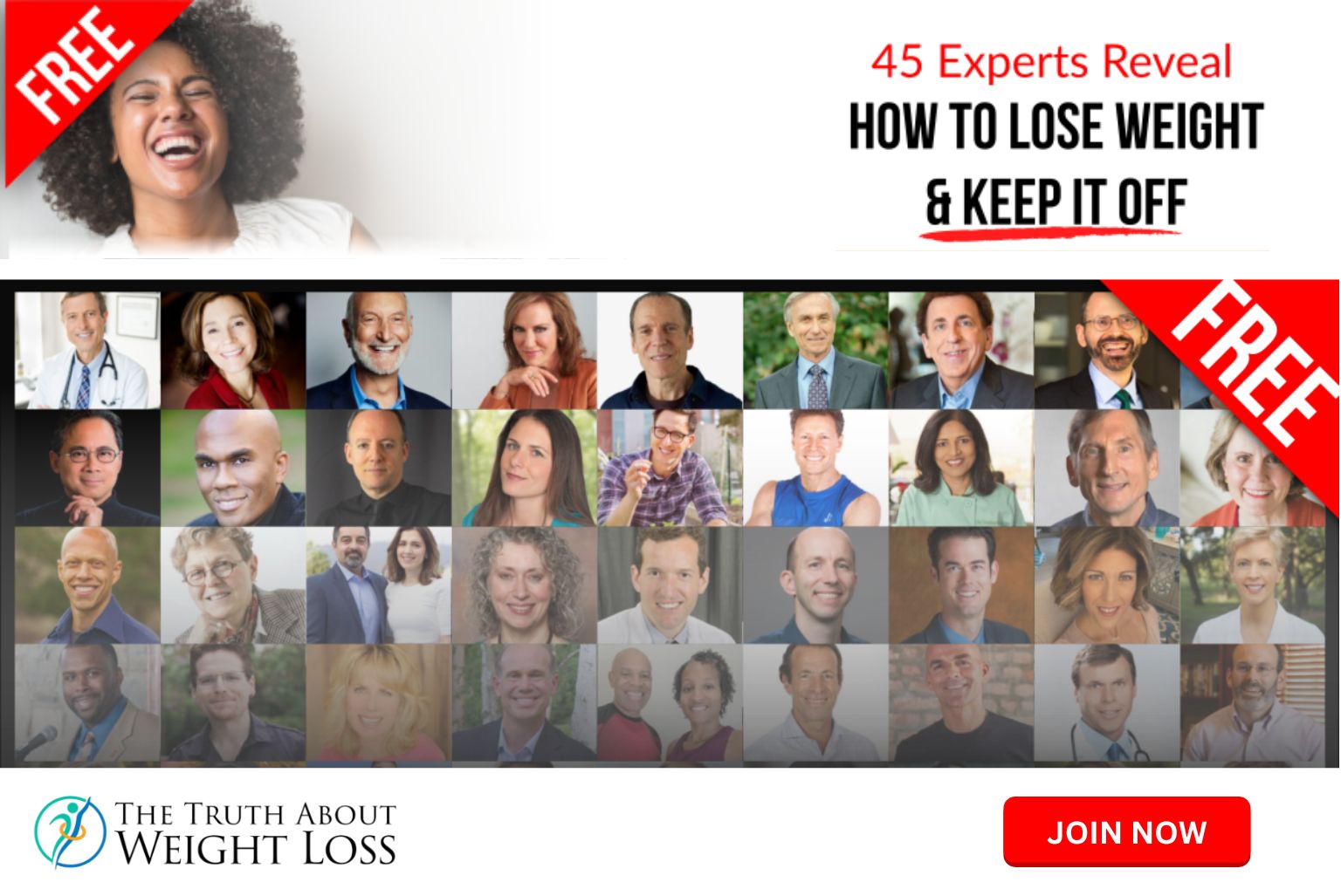 Click here to register for The Truth About Weight Loss online summit. Learn from 45 of the world's top experts for FREE.