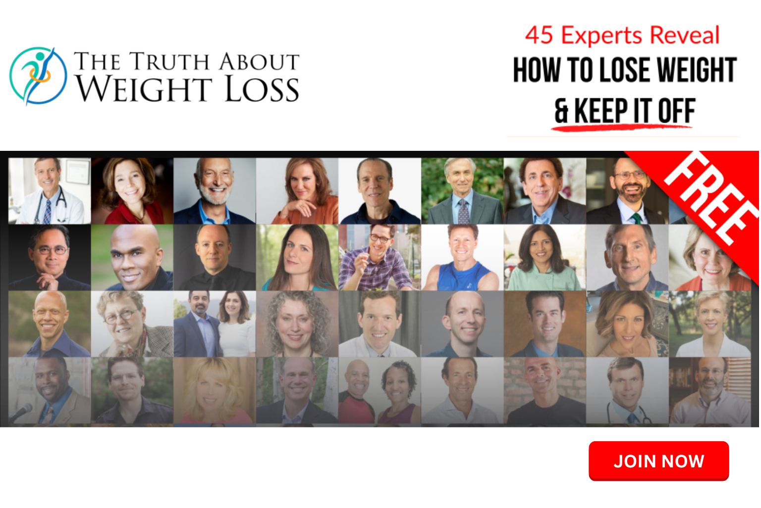 Click here to register for The Truth About Weight Loss online summit. Learn from 45 of the world's top experts for FREE.